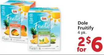 Albertsons Dole Fruitify offer