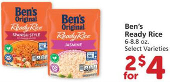 Albertsons Ben's Ready Rice 6-8.8 oz offer