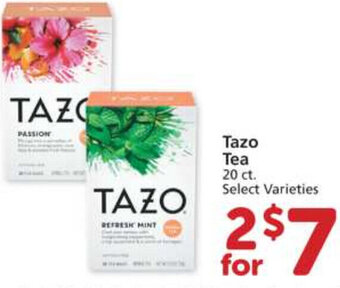 Albertsons Tazo Tea offer
