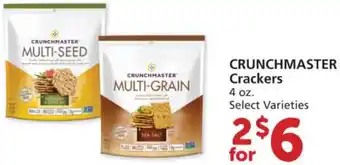 Albertsons Crunchmaster Crackers 4 oz offer