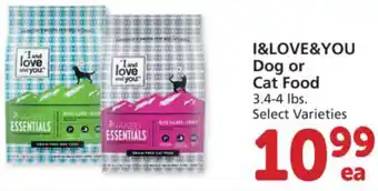 Albertsons I&Love&You Dog Or Cat Food offer