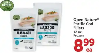 Albertsons Open Nature Pacific Cod Fillets 12 oz offer