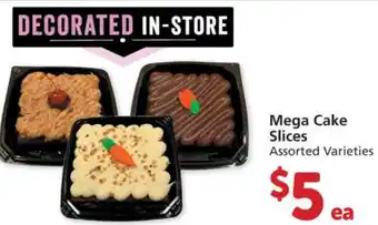 Albertsons Mega Cake Slices offer