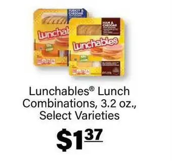 Commissary Lunchables® Lunch Combinations, 3.2 Oz. offer