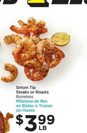 Food 4 Less Sirloin Tip Steaks Or Roasts offer