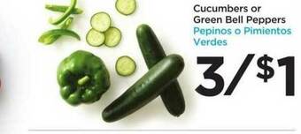 Food 4 Less Cucumbers Or Green Bell Peppers offer