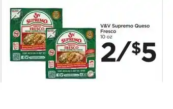 Food 4 Less V&v Supremo Queso Fresco offer