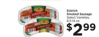 Food 4 Less Eckrich Smoked Sausage offer