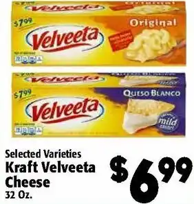 Food Giant Kraft Velveeta Cheese 32 oz offer