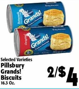 Food Giant Pillsbury Grands! Biscuits 16.3 oz offer