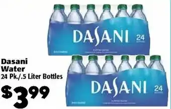 Food Giant Dasani Water offer