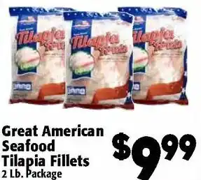 Food Giant Great American Sea Food Tilapia Fillets offer