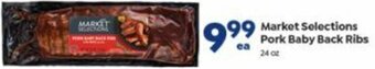 Save a Lot Market Selections Pork Baby Back Ribs offer