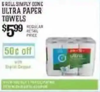 The Markets Ultra Paper Towels offer
