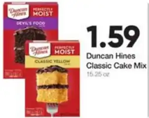 Ruler Foods Duncan Hines Classic Cake Mix 15.25 oz offer