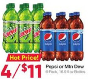 Ruler Foods Pepsi Or Mtn Dew offer