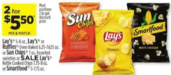 Dollar General Lay's 5-8 Oz, Ruffles Or Sun Chips 7 Oz offer