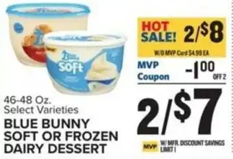 Food Lion BLUE BUNNY SOFT OR FROZEN DAIRY DESSERT offer