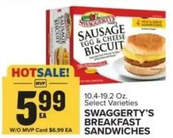 Food Lion SWAGGERTY'S BREAKFAST SANDWICHES offer