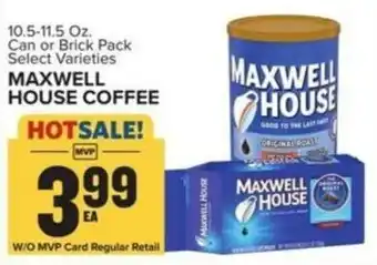 Food Lion MAXWELL HOUSE COFFEE offer