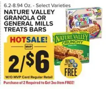 Food Lion NATURE VALLEY GRANOLA OR GENERAL MILLS TREATS BARS offer
