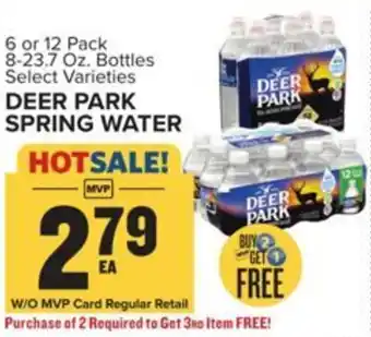 Food Lion DEER PARK SPRING WATER offer