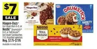 Dollar General Häagen-Dazs Ice Cream Bars 6 ct. offer