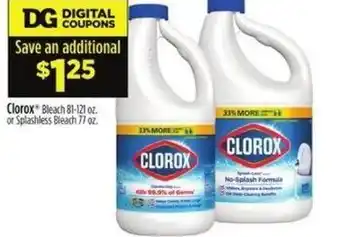 Dollar General Clorox Bleach offer