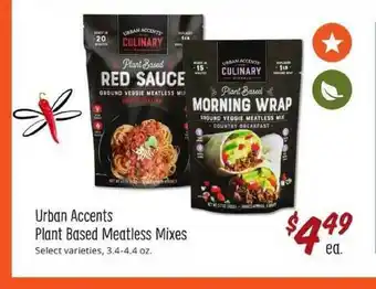 Sprouts Farmers Market Urban Accents Plant Based Meatless Mixes offer