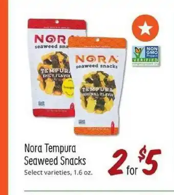 Sprouts Farmers Market Nora Tempura Seaweed Snacks offer