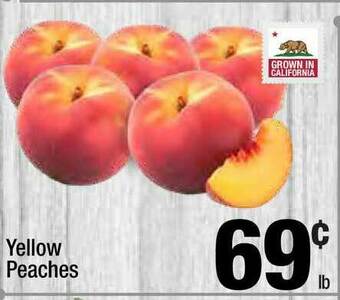 Super King Markets Yellow Peaches offer