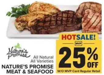 Food Lion NATURE'S PROMISE MEAT & SEAFOOD offer