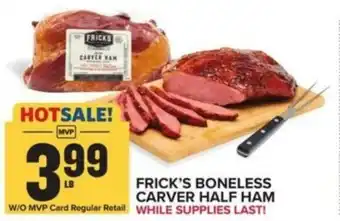 Food Lion FRICK'S BONELESS CARVER HALF HAM offer