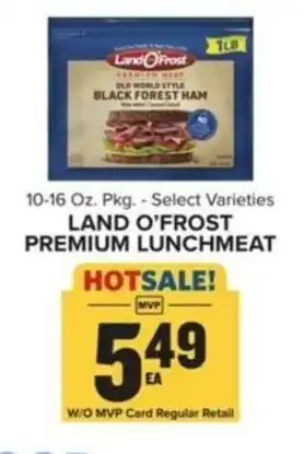 Food Lion LAND O'FROST PREMIUM LUNCHMEAT offer