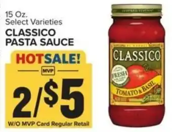Food Lion CLASSICO PASTA SAUCE offer