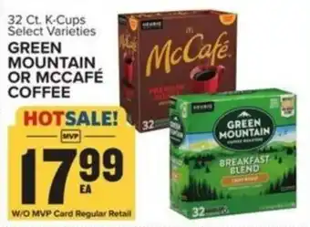 Food Lion GREEN MOUNTAIN OR MCCAFÉ COFFEE offer