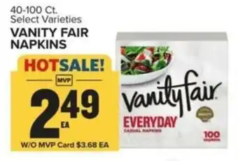 Food Lion VANITY FAIR NAPKINS offer