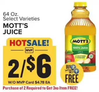 Food Lion MOTT'S JUICE offer