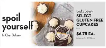 Bristol Farms Lucky Spoon Select Gluten Free Cupcakes offer