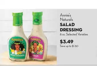 Bristol Farms Annie's Naturals Salad Dressing offer