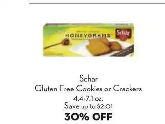 Bristol Farms Schar Gluten Free Cookies Or Crackers offer