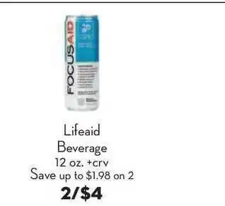 Bristol Farms Lifeaid Beverage offer