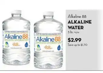 Bristol Farms Alkaline 88 Alkaline Water offer