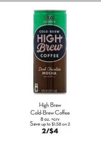 Bristol Farms High Brew Cold-Brew Coffee offer