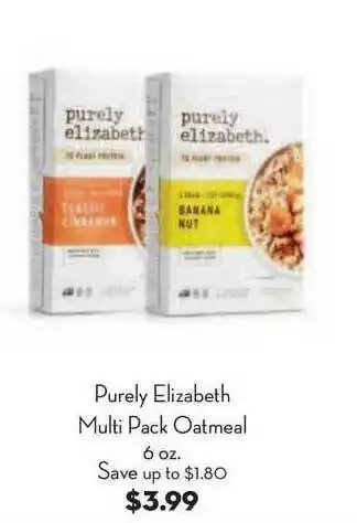 Purely Elizabeth Multi Pack Oatmeal