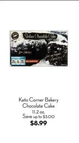 Bristol Farms Keto Corner Bakery Chocolate Cake offer