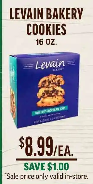Central Market Levain Bakery Cookies offer
