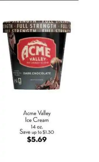 Bristol Farms Acme Valley Ice Cream offer