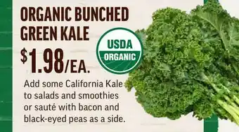 Central Market Organic Bunched Green Kale offer