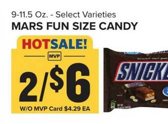 Food Lion Mars Fun Size Candy offer